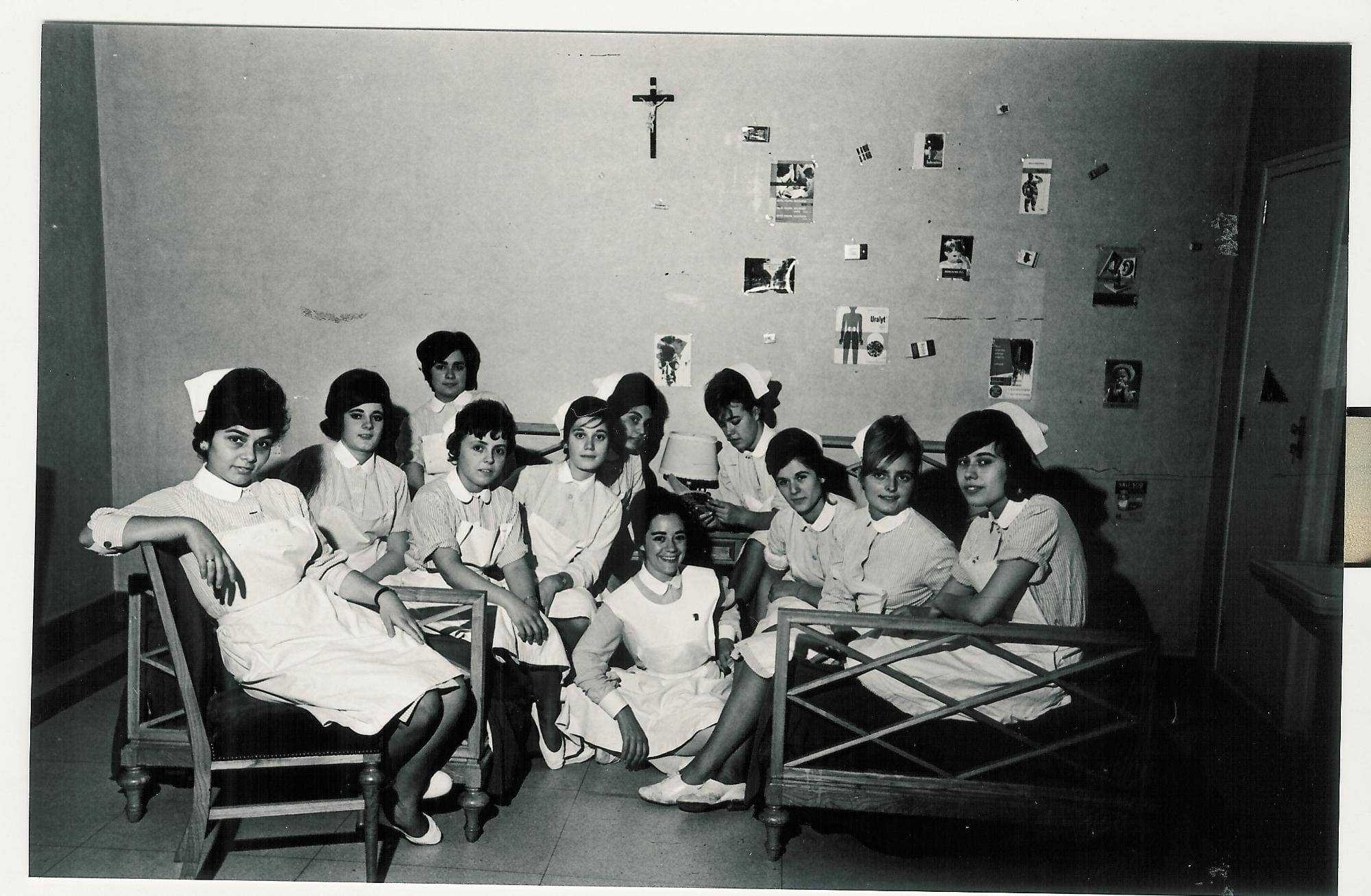 Estudiants de l'escola d'infermeria