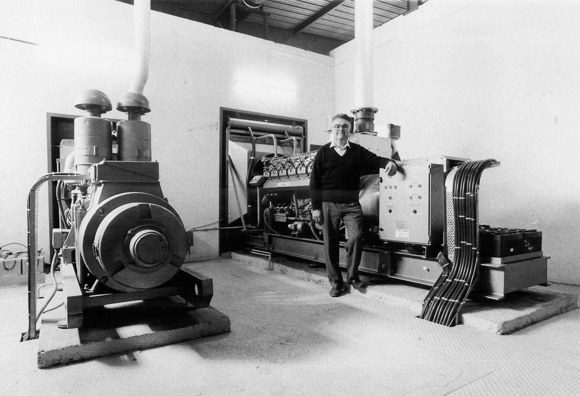 Personal de la sala de màquines de l'hospital