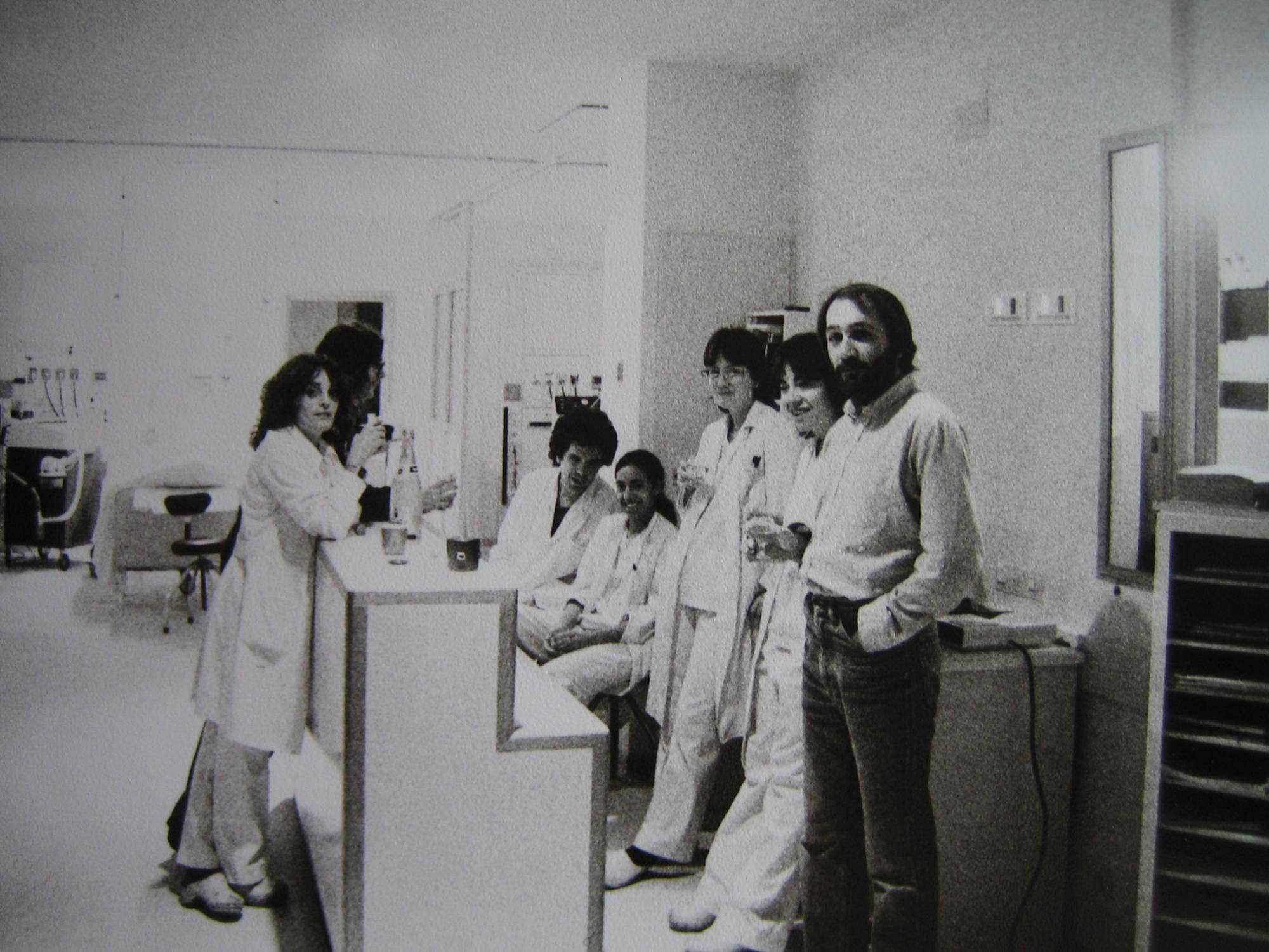 Fotografia de grup del personal del Trueta