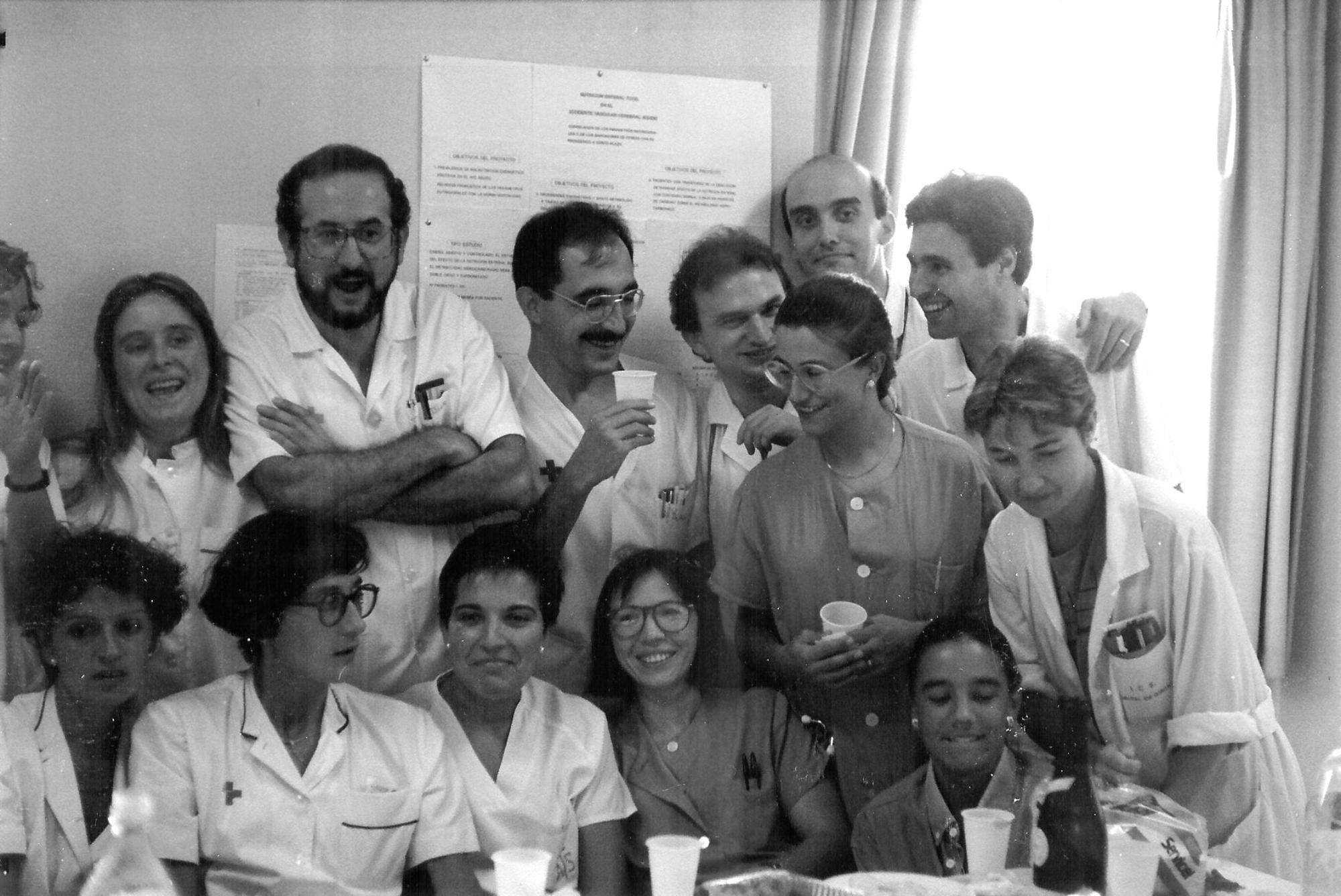 Fotografia de grup d'internistes i digestòlegs