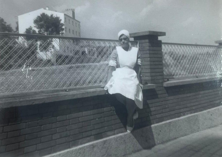 Infermera Marta Sitjas al setembre de 1967